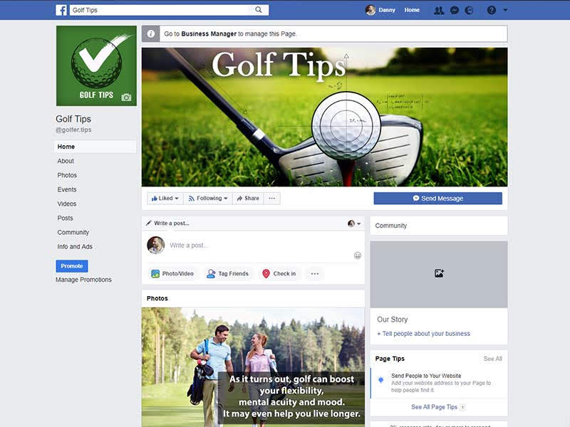 Sports Facebook Page