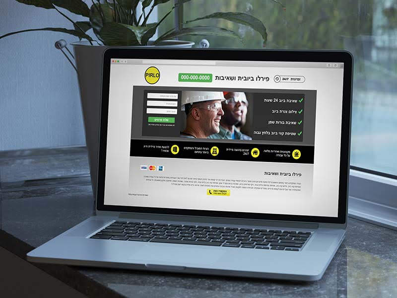 Professional Services Landing Page