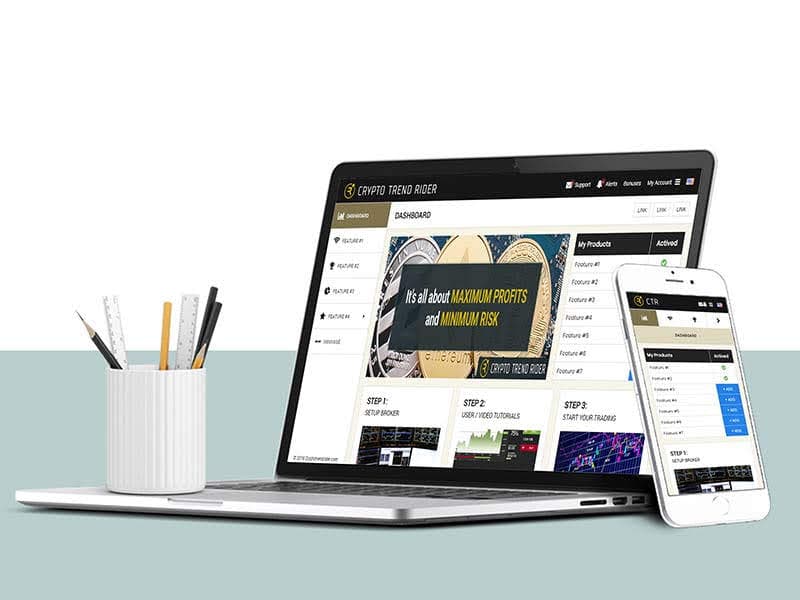 Crypto Trend Rider — פלטפורמת מסחר